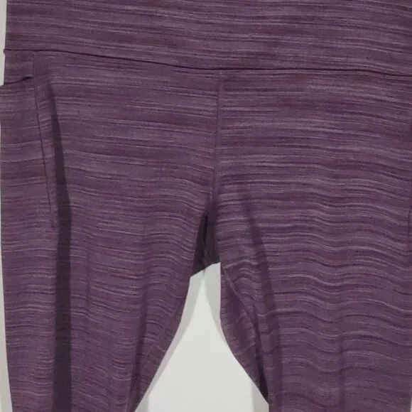 Athleta Salutation Stash Pocket II Space Dye Capri Cascadia Violet Size 2x - Picture 6 of 6